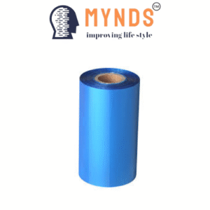 MYNDS Blue Color Wax Thermal Transfer Ribbons for TSC Printers – Vibrant Printing Ribbon Series by Barcode Vault