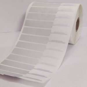 MYNDS Certified Silver Polyester Ring Jewellery Labels – Metallic Premium Ring Tag Series by Barcode Vault